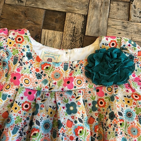 Marmellata Toddler Floral Dress Size 3T - Picture 3 of 8
